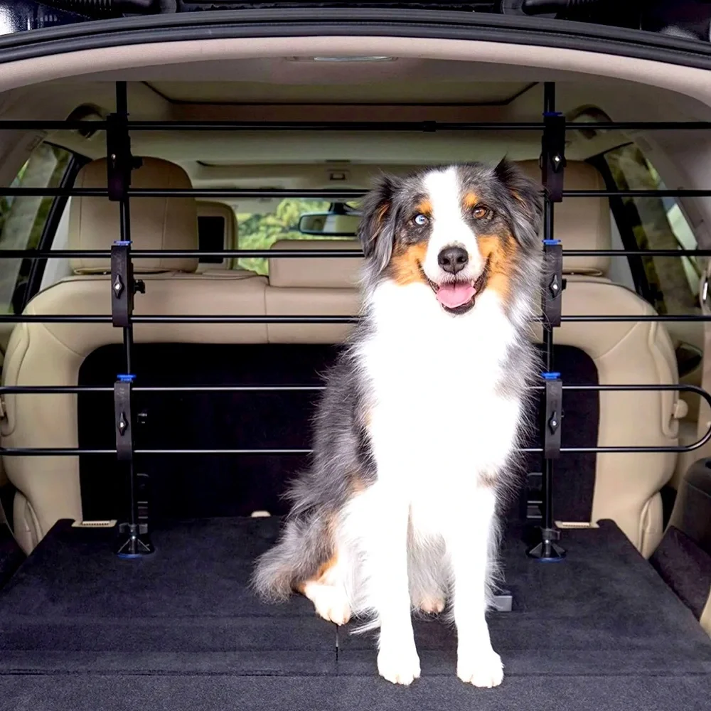 PetSafe Solvit 62409 Happy Ride Adjustable  See Through Cargo Metal Pet Barrier